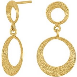 Nordahl Jewellery Shine52 ørehængere i forgyldt