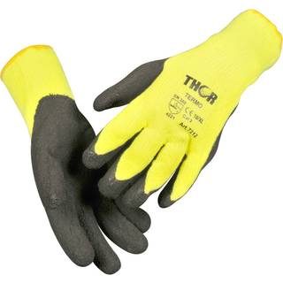 Boisen Safety Halvdyppet latexhandske Thor thermogrip str 11 Sort-gul