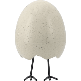 Dbkd Happy Feet Påskedekoration 12 Cm - Påskdekorationer Keramik Vanilje - 20221801va
