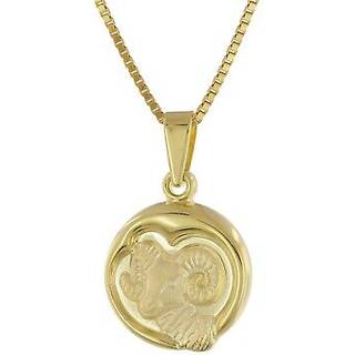 trendor 41088-4 Widder Sternzeichen Gold 333/8K mit goldplattierter Kette