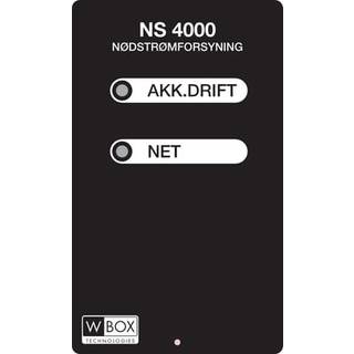 Nødstrømforsyning NY-NS4000 610-1715