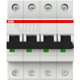 Automatsikring C10A 4P 6Ka 4M Abb