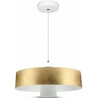 7W LED Pendel Lampe - Guld Lampeskærm, 4000K - Kulør : Neutral