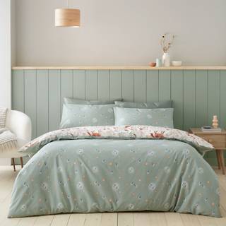 Catherine Lansfield Catherine Lansfield Natural Enchanted Twilight Animals Duvet Cover and Pillowcase Set