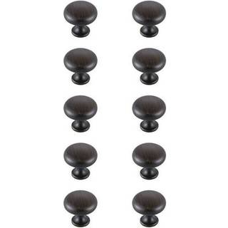 Cadon 1.2 """" Diameter oliekubbet bronze svampeknap multipack (s?t af 10)