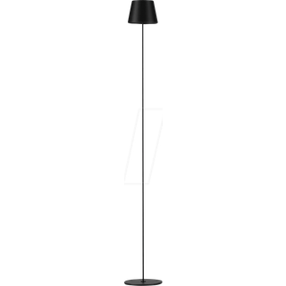 LED 4W - 4400mA batteri, 3000K, IP54, sort hus - Dæmpbar : Dæmper indbygget, Kulør : Varm