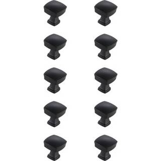 Irvin 1.3 """" Matte Black Square Knob Multipack (S?t p? 10)