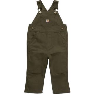 Carhartt Boys Loose Fit Canvas Bib Samlet Olive Green 24 m?neder