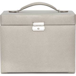 WOLF Heritage Medium Jewelry Box Tan Leather 280134