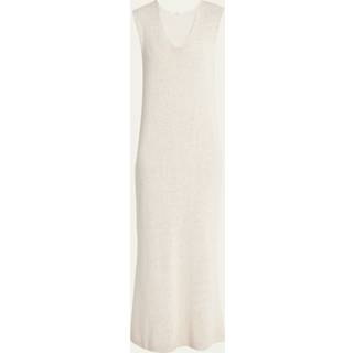 The Row Folosa knitted silk maxi dress - white - L