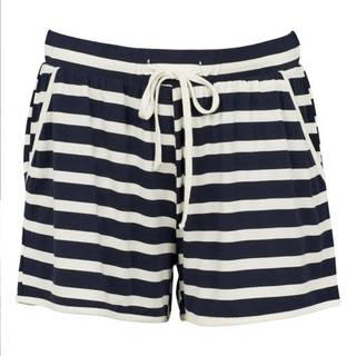 Missya Softness Shorts - Navy Striped - Small