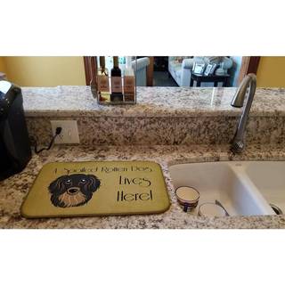 """" Caroline's Treasures BB1461DDM -skåltørringsmåtte 14 x 21 forkælet """"