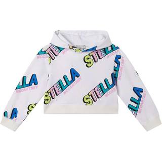 Stella McCartney Kids Logo Hættetrøje Hvid 5 Y  Hvid  5 år  kvinde