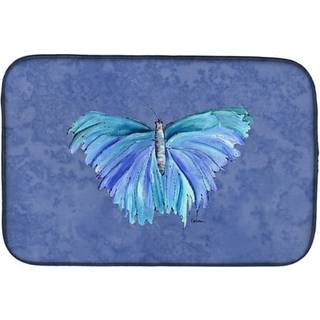 """" Caroline's Treasures Butterfly på skiferskåltørringsmåtte 14 """" """" X 21 """" """" Multicolor """"