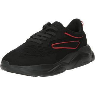 HUGO Herren Sneaker schwarz Textil & Canvas