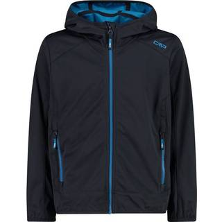 CMP Kid's Jacket Fix Hood Softshelljakke Børn størrelse 140 farve sort/blå