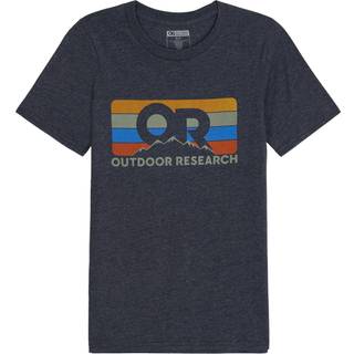Outdoor Research Unisex OR Advocate Stripe T-Shirt Dark Navy, S