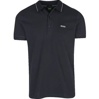 Poloshirt i bomuldspiqué med slim fit og tone-i-tone-logo