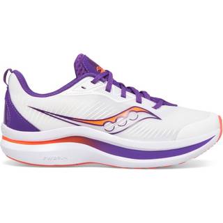 Saucony Endorphin Neutral Running Shoe Kids - White, Violet, Size 5 - white