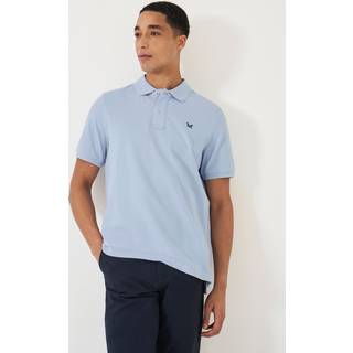 Crew Clothing Crew Clothing Light Blue 100% Cotton Pique Polo Shirt