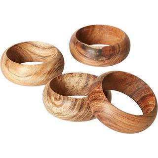 Servietring natur Ø5,2 cm i akacietræ