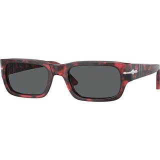 Persol Unisex PO3347S ADRIEN 1212B1 Solbriller Acetat Skildpadde Grå Firkantet Normal