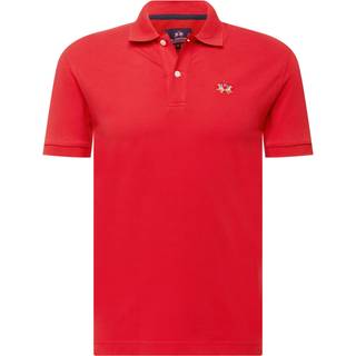LA MARTINA Herren Polo-Shirt rot Slim Fit