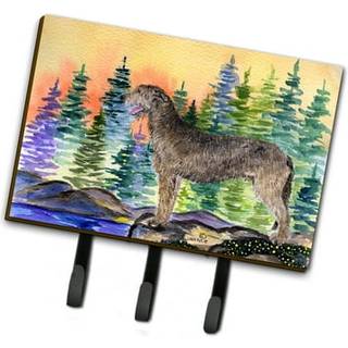 """" Caroline's Treasures SS8205TH68 Irish Wolfhound Leash Holder eller Key Hook Large Multicolor """"