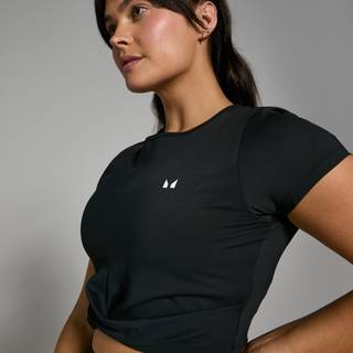 MP Power Short Sleeve Crop Top til kvinder – Sort - L