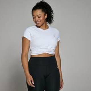 MP Power Short Sleeve Crop Top til kvinder – Hvid - M