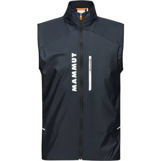Mammut Aenergy Trailrunning Windbreaker Hybrid Vest Softshellvest Herrer størrelse M farve blå