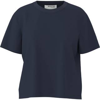 Essential Boxy T-shirt, Dark Sapphire, M