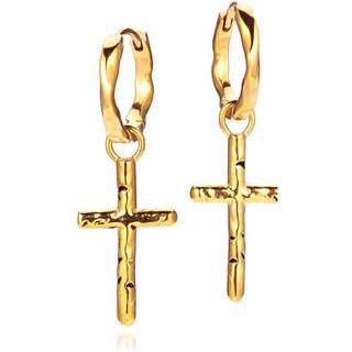 Samie Cross Guld Double Ørering X1009GS