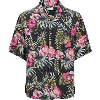 Jack & Jones Jeff AOP Resort Shirt SS Pink Nectar