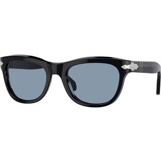Persol Unisex PO0086S 95/56 Solbriller Acetat Sort Blå Pillow Normal Anti -Reflex