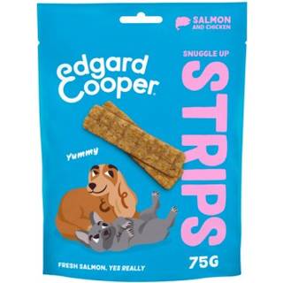 Edgard Cooper - Snuggle Up Dog Strips - Salmon - 75 g