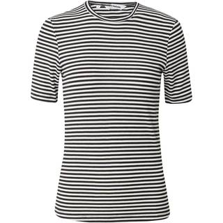 Soft Rebels Fenja T-shirt Sort/hvid stribet - L