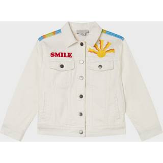Stella McCartney Kids Printed denim jacket - white - Y 2