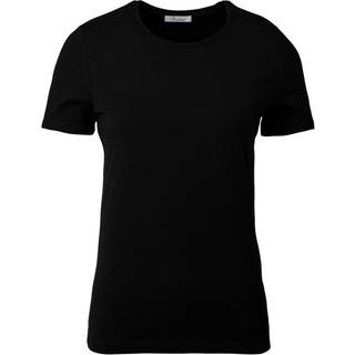 Stenströms Samina Sort jersey-T-shirt | Dame |T-shirts | Størrelse: S | Sort | Solid | Kort Ærme