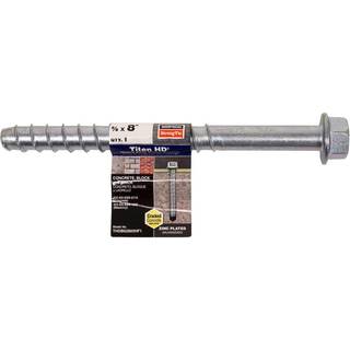 Simpson Strong -Tie THDB62800HF1 - TITEN HD Beton Skrue Anker (Zink) 5/8 """" X 8 """" 1CT