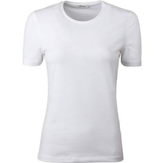 Stenströms Samina Hvid jersey-T-shirt | Dame |T-shirts | Størrelse: XXL | Hvid | Solid | Kort Ærme
