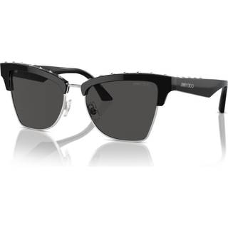 Jimmy Choo Kvinde JC5014 500087 Solbriller Acetat Sort Grå Sommerfugl Normal