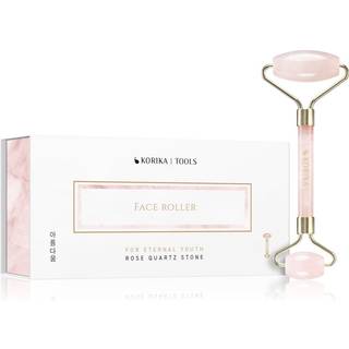 KORIKA Tools Face Roller Rose Quartz Stone Massagerulle til ansigt og hals Quartz Roller Pink 1 stk. - 1 stk.