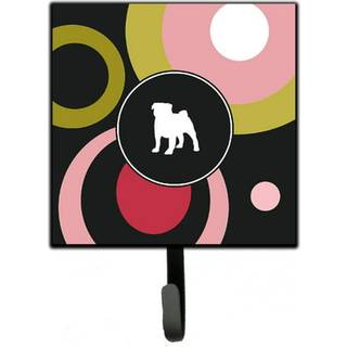 """" Caroline's Treasures KJ1053SH4 Pug Leash Holder eller Key Hook Small Multicolor """"