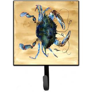 """" Caroline's Treasures 8159SH4 Crab Leash Holder eller Key Hook Small Multicolor """"