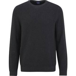OLYMP Herren Pullover grau unifarben