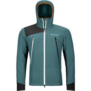 Ortovox Pala Hooded Jacket Softshelljakke Herrer størrelse M farve turkis