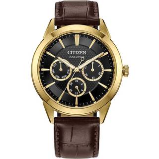 Citizen BU2112-06E Chronograph Black Leather Strap Watch - W38365