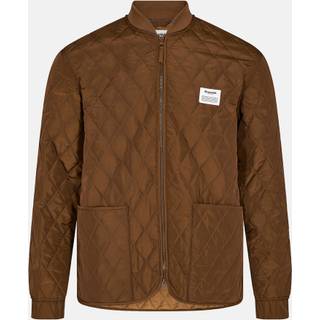Jakke "quilted" | 100% recycled polyester | Brun