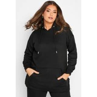 Yours Curve Yours Curve Black Overhead Hoodie
